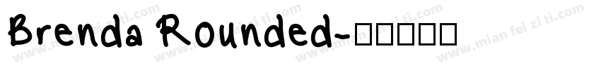 Brenda Rounded字体转换
